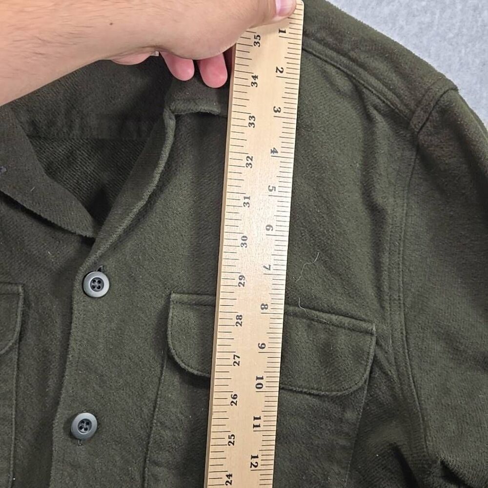 Madewell Shirt Easy Fit Work Men’s Size Medium Heavy flannel Shacket - Picture 7 of 9